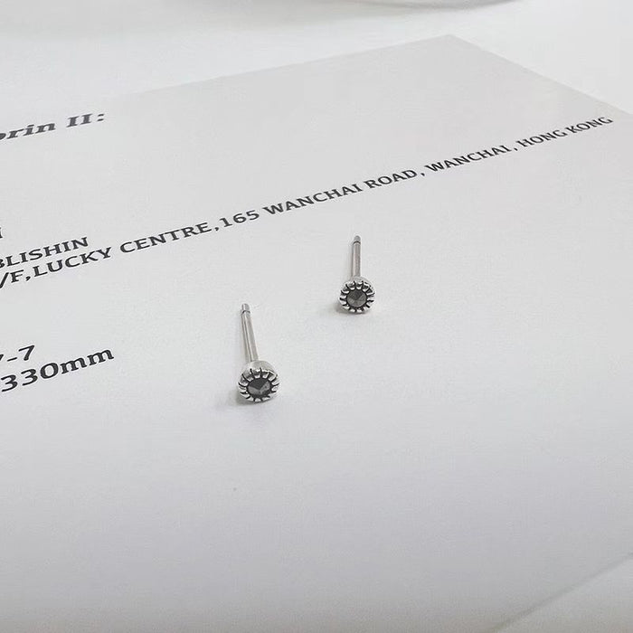 Puces d'Oreille Homme Zircon Clou (Paire)