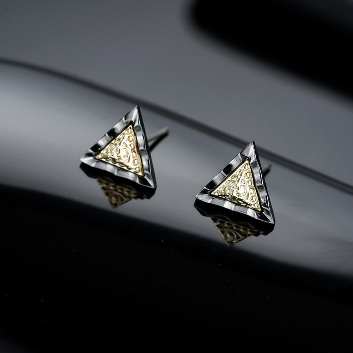 Puces d'Oreille Homme Oeil d'Horus Clou (Paire)