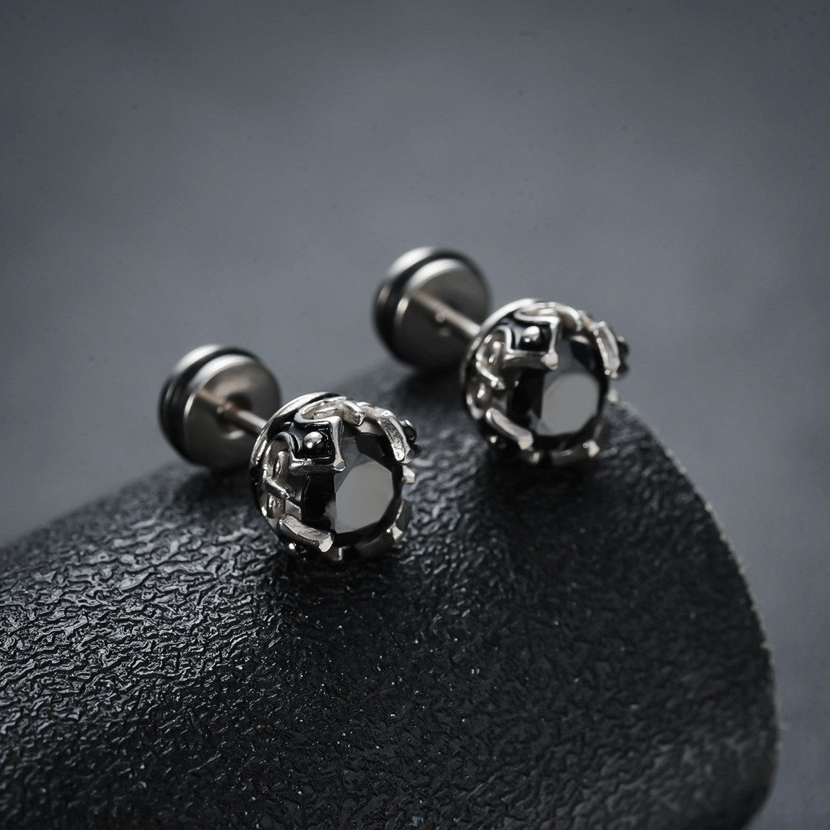 Puces d'Oreille Homme Clou (Paire)