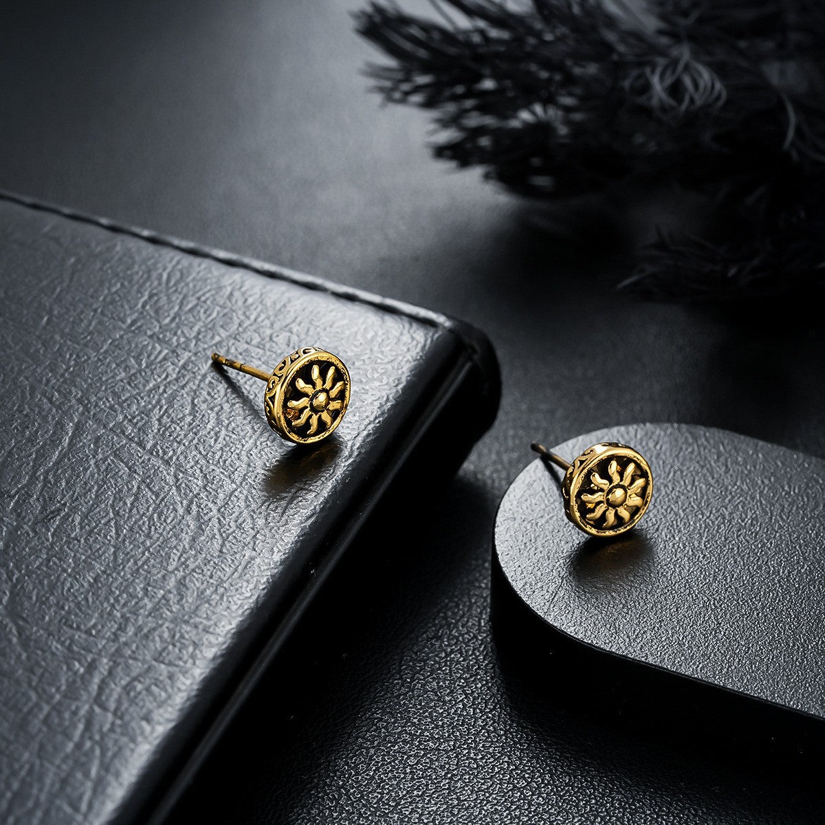 Puces d'Oreille Soleil Homme (Paire)