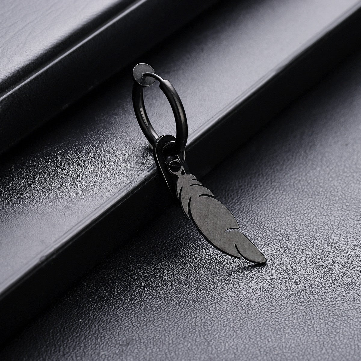Ear Cuff Homme Plume (Paire)
