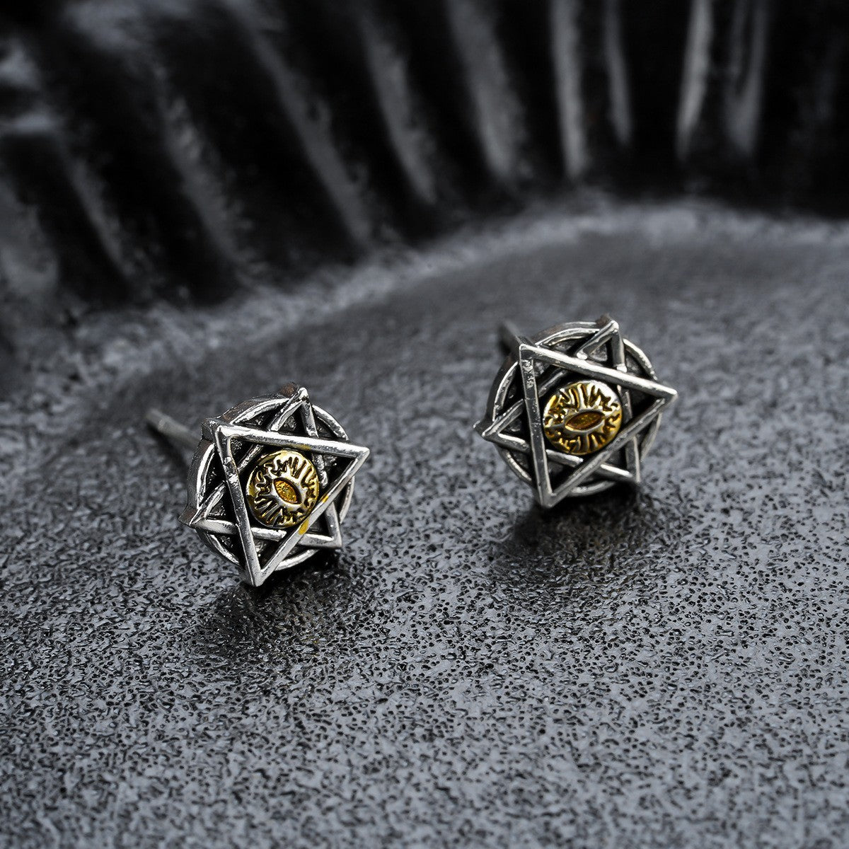 Puces d'Oreille Etoile 3D Homme (Paire)