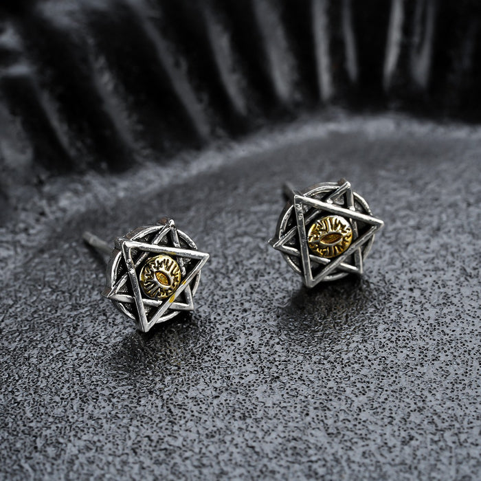 Puces d'Oreille Etoile 3D Homme (Paire)