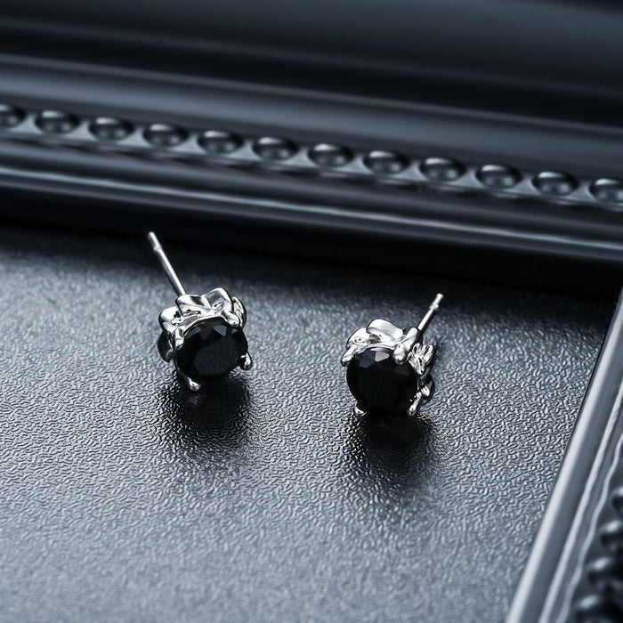 Puces d'Oreille Homme Zircon Clou (Paire)