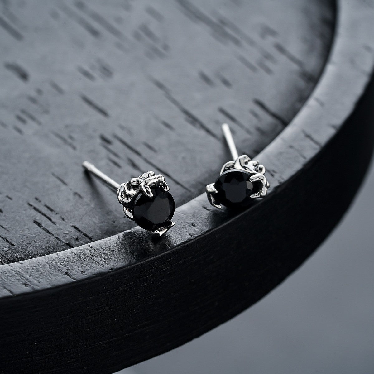 Puces d'Oreille Homme Zircon Clou (Paire)