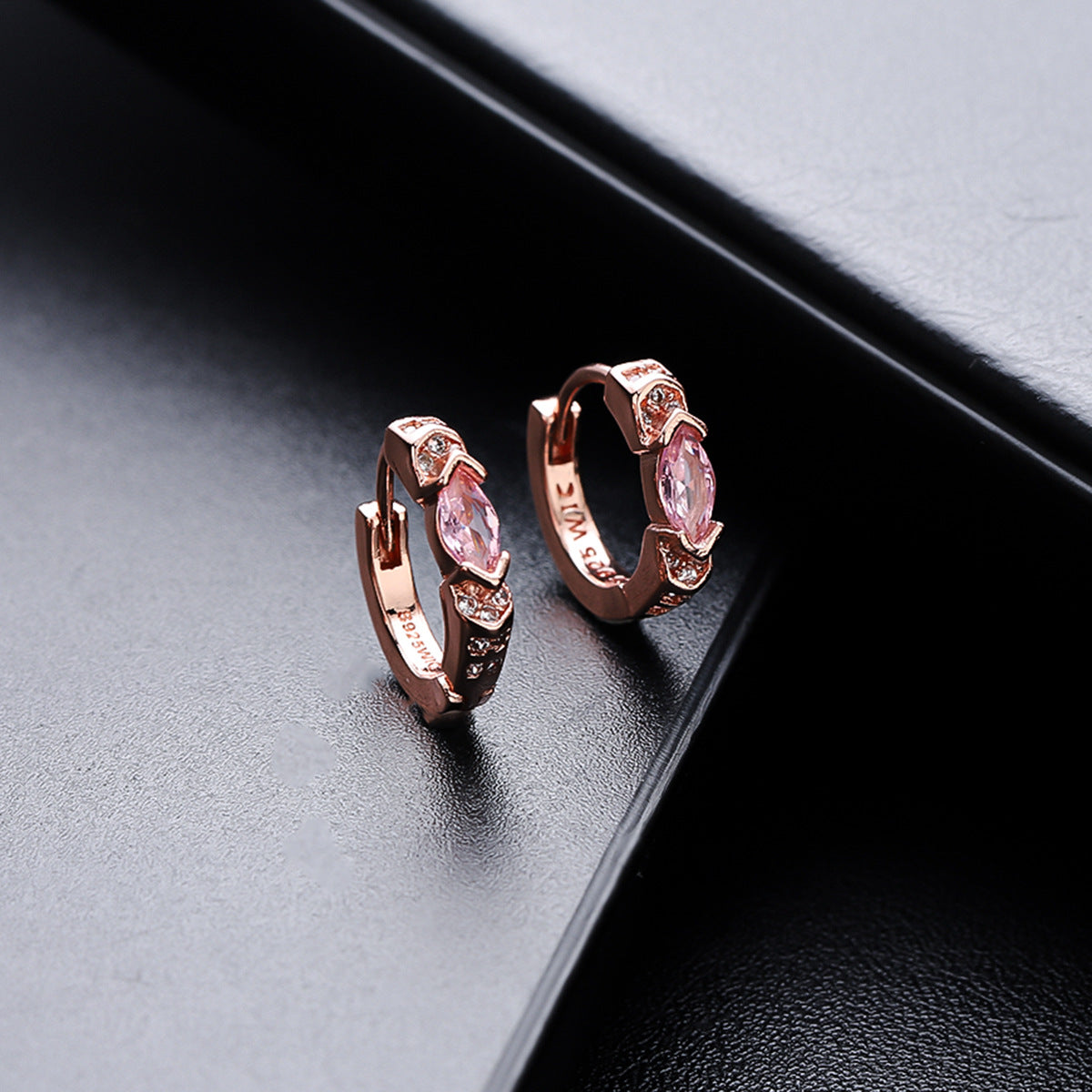 Boucles d'Oreille Homme Zircon (Paire)