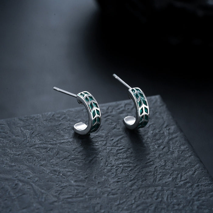 Puces d'Oreille Homme Arc Rond (Paire)