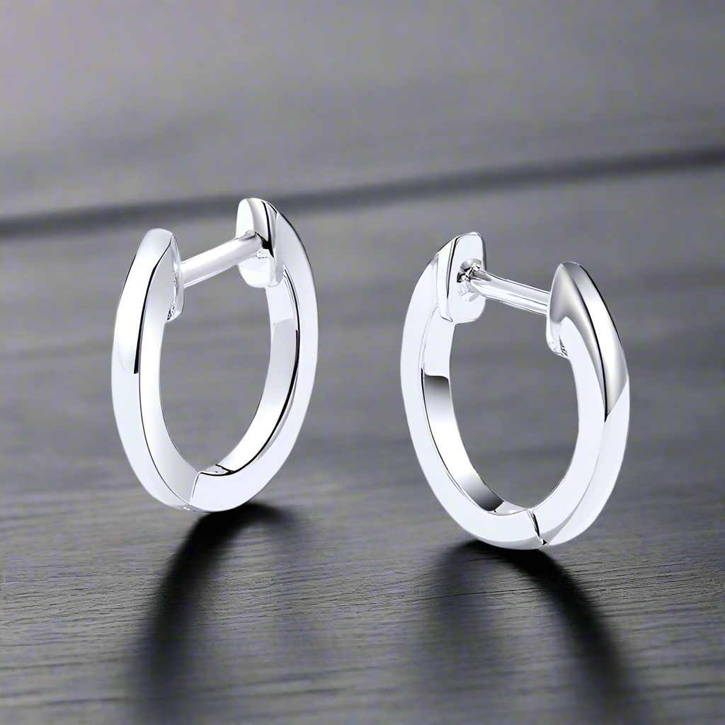 Anneau d’Oreille Homme ARGENT (Paire)