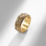 Bague Acier Oeil Vintage