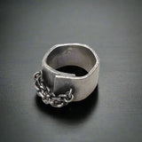 Bague Punk Vintage en Acier Inoxydable