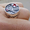 Bague Chevalier Templier Acier Inoxydable