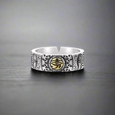 Bague Egypte Homme ŒIL D'HORUS