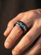 Bague en Acier Inoxydable Avec Motifs Dragon portee lifestyle Stag