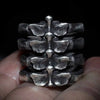 Bague Acier Colonne Vertebrale - 13