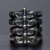 Bague Acier Colonne Vertebrale