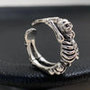 Bague Argent 925 Squelette - 1 PC / resizable