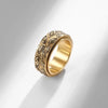 Bague Acier Oeil Vintage