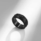 Bague Acier Oeil Vintage