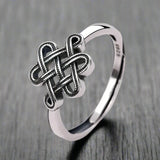 Adjustable Ring Men Vintage Minimalist - resizable / S0142
