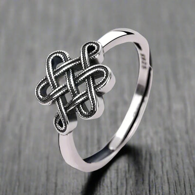 Bague Minimaliste Homme NŒUD INFINI