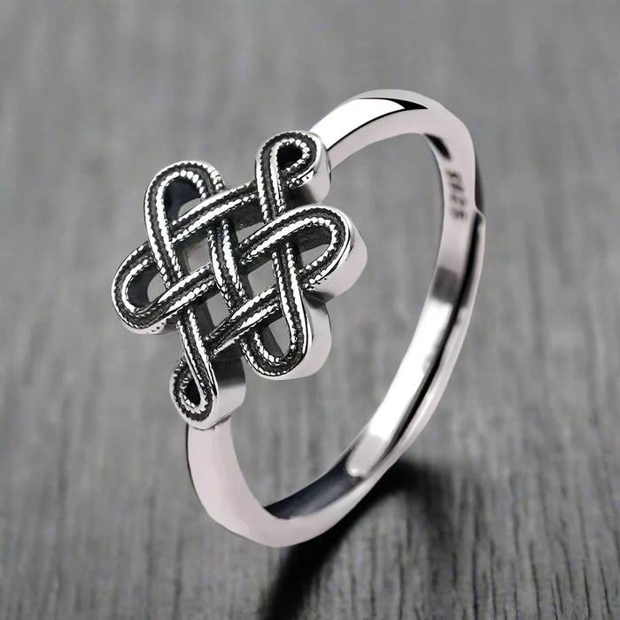 Bague Minimaliste Homme NŒUD INFINI