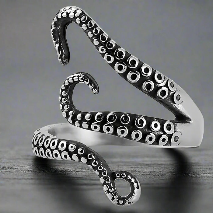 Bague Pirate Homme TENTACULES DE PIEUVRE