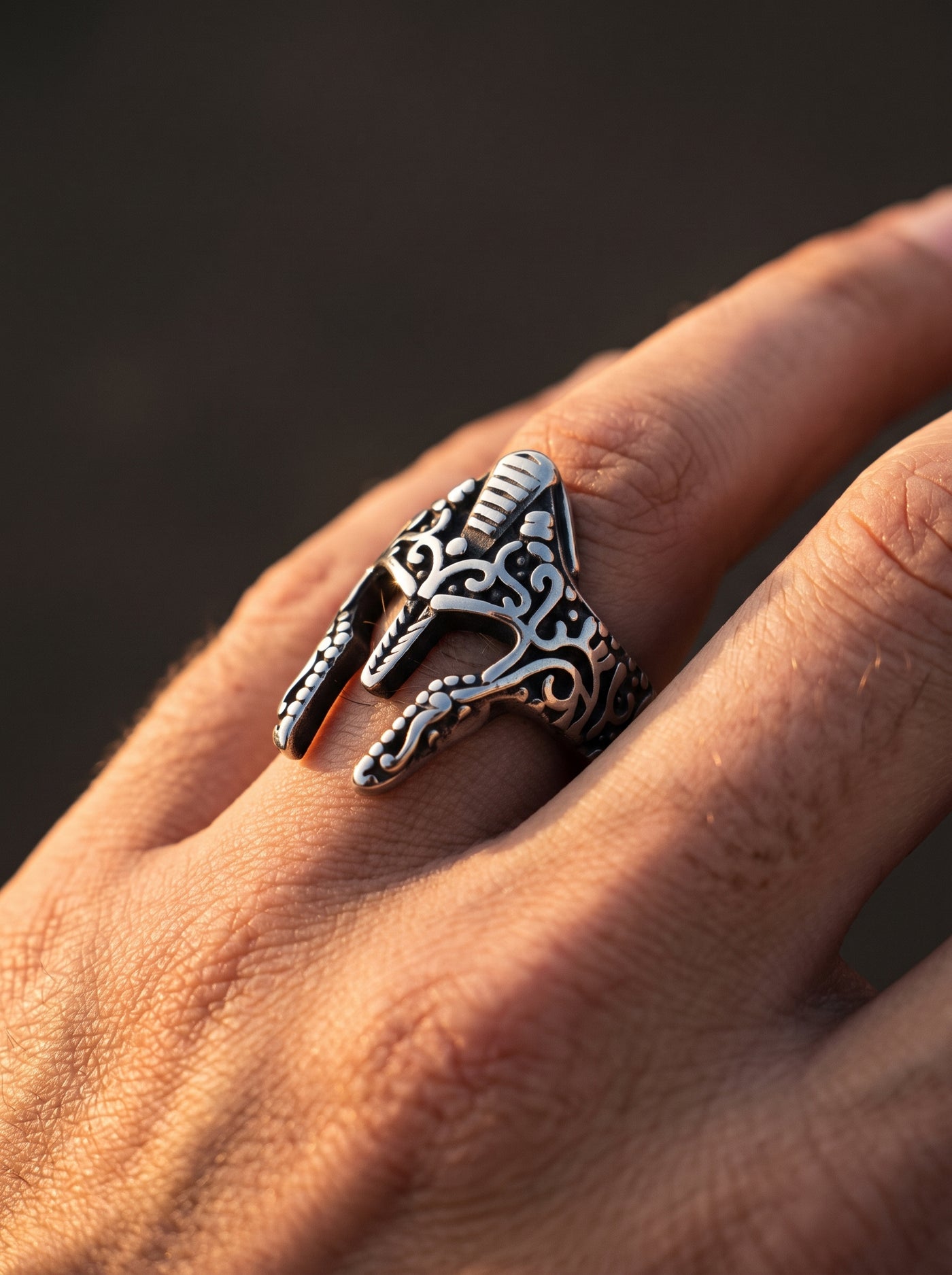 Bague Spartiate Homme MASQUE ARTISANAL