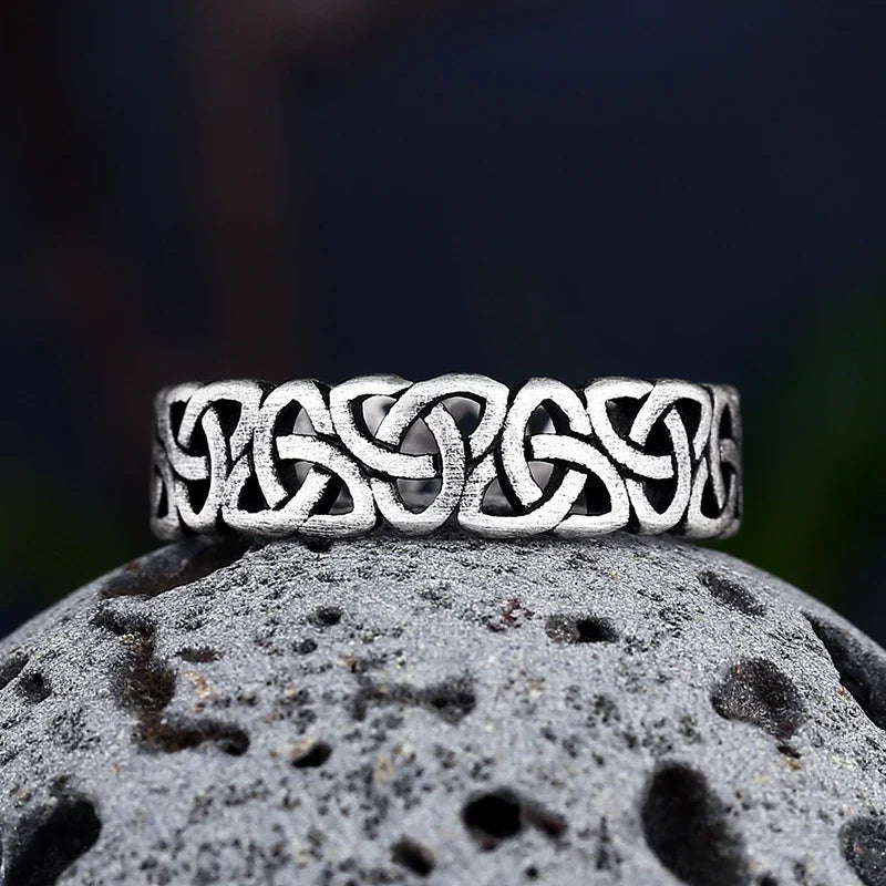 Bague Triskel en Acier Inoxydable