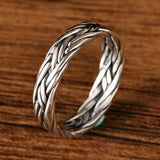 Bague Argent 925 Tressée - 2 Lines / 7