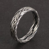 Bague Argent 925 Tressée