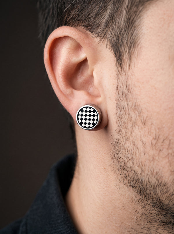 Boucle d’Oreille Homme À AIMANT (Paire)