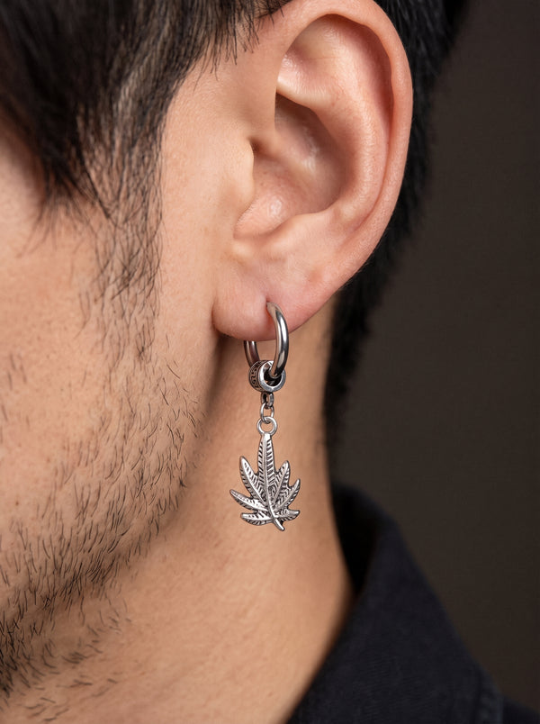 Boucle d’Oreille Homme CANNABIS