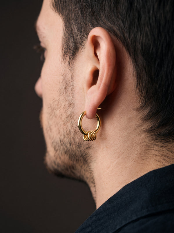 Boucle d’Oreille Homme CLIP (Paire)