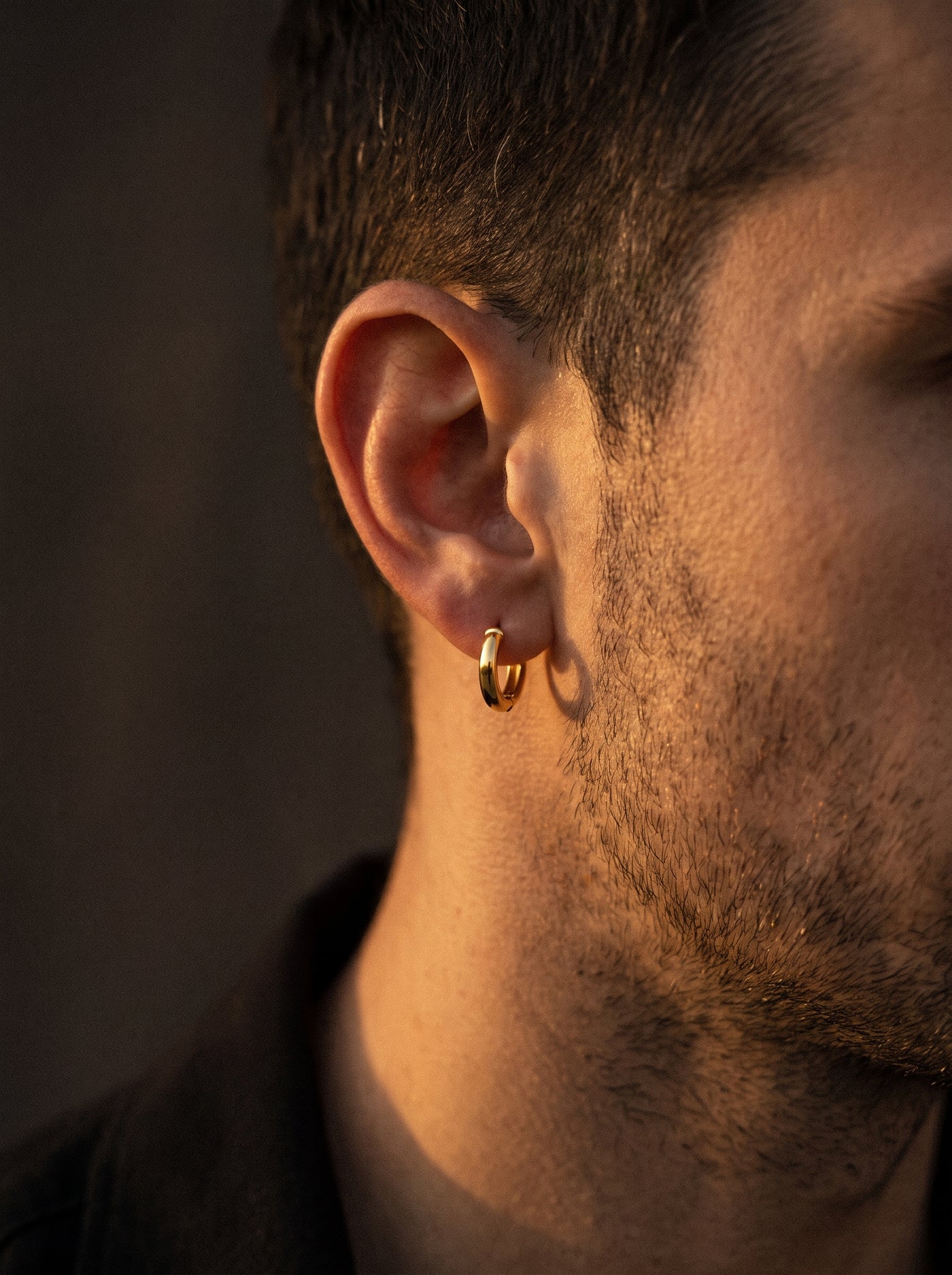 Boucle d'Oreille Homme CRÉOLE (Paire)