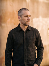 Boucle d'Oreille Homme LONGUE (Paire) portée, lookbook Stag