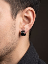 Boucle d'Oreille Homme MAGNÉTIQUE (Paire) portee lifestyle Stag