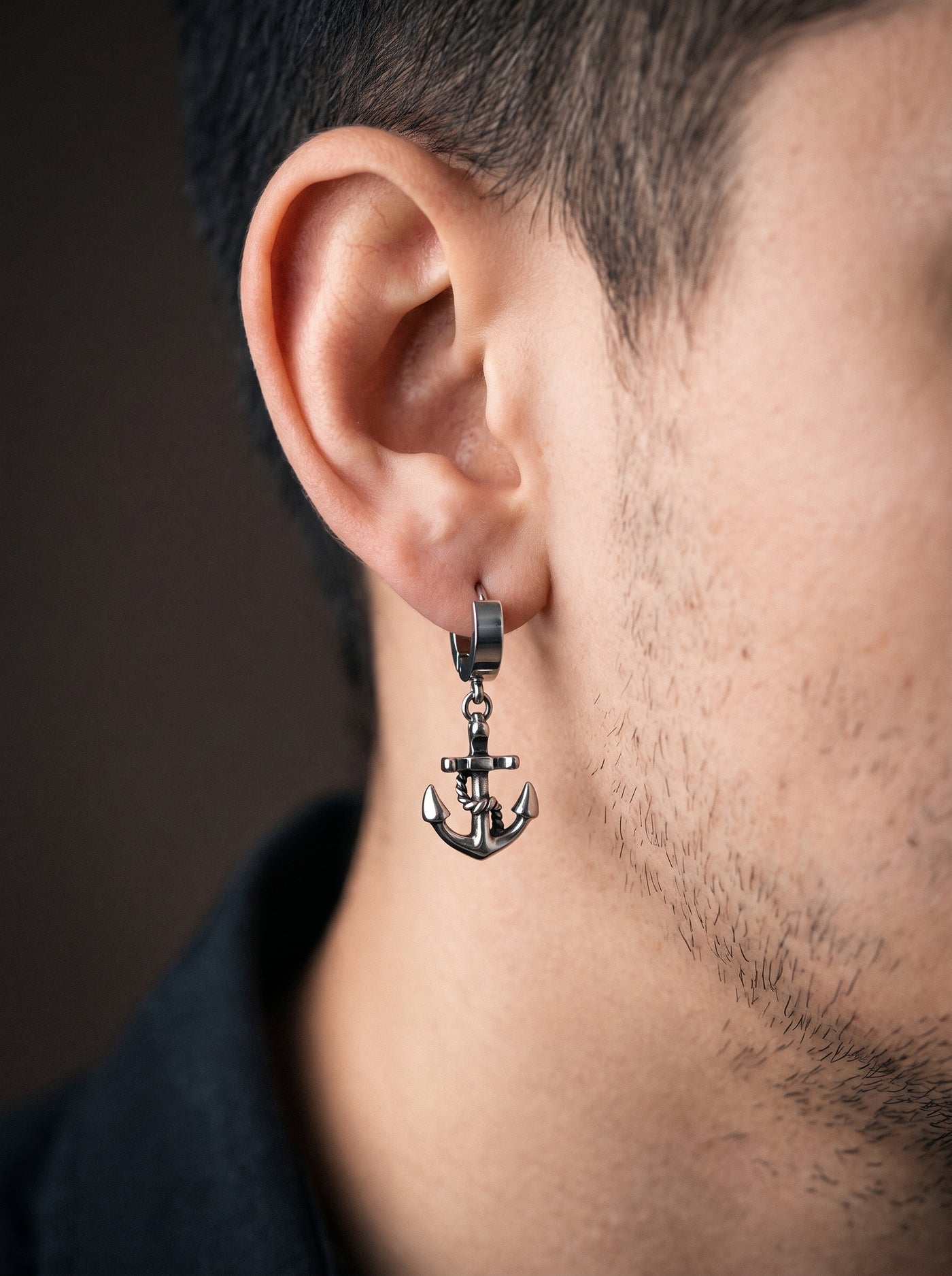 Boucle d'Oreille Homme MARIN (Paire)