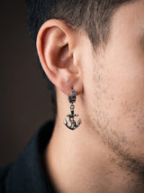Boucle d'Oreille Homme MARIN (Paire) portee lifestyle Stag