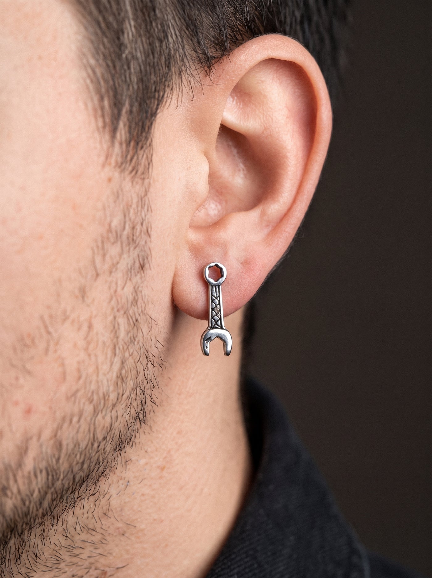 Boucle d'Oreille Homme MÉCANIQUE