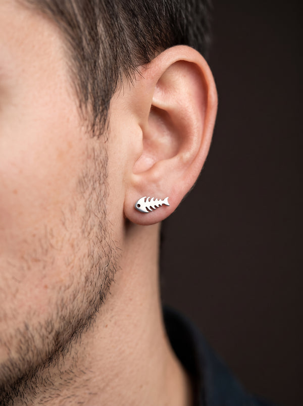 Boucle d’Oreille Homme POISSON (paire)