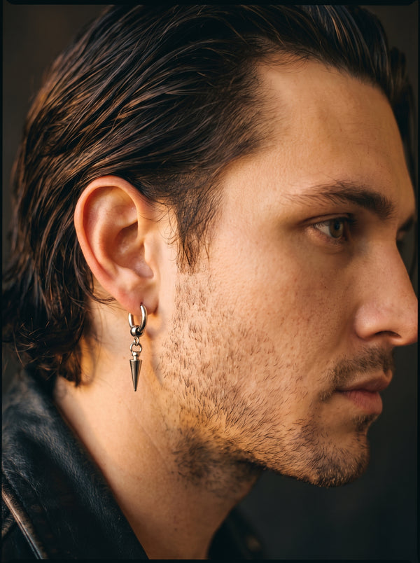 Boucle d'Oreille pendante Homme PUNK