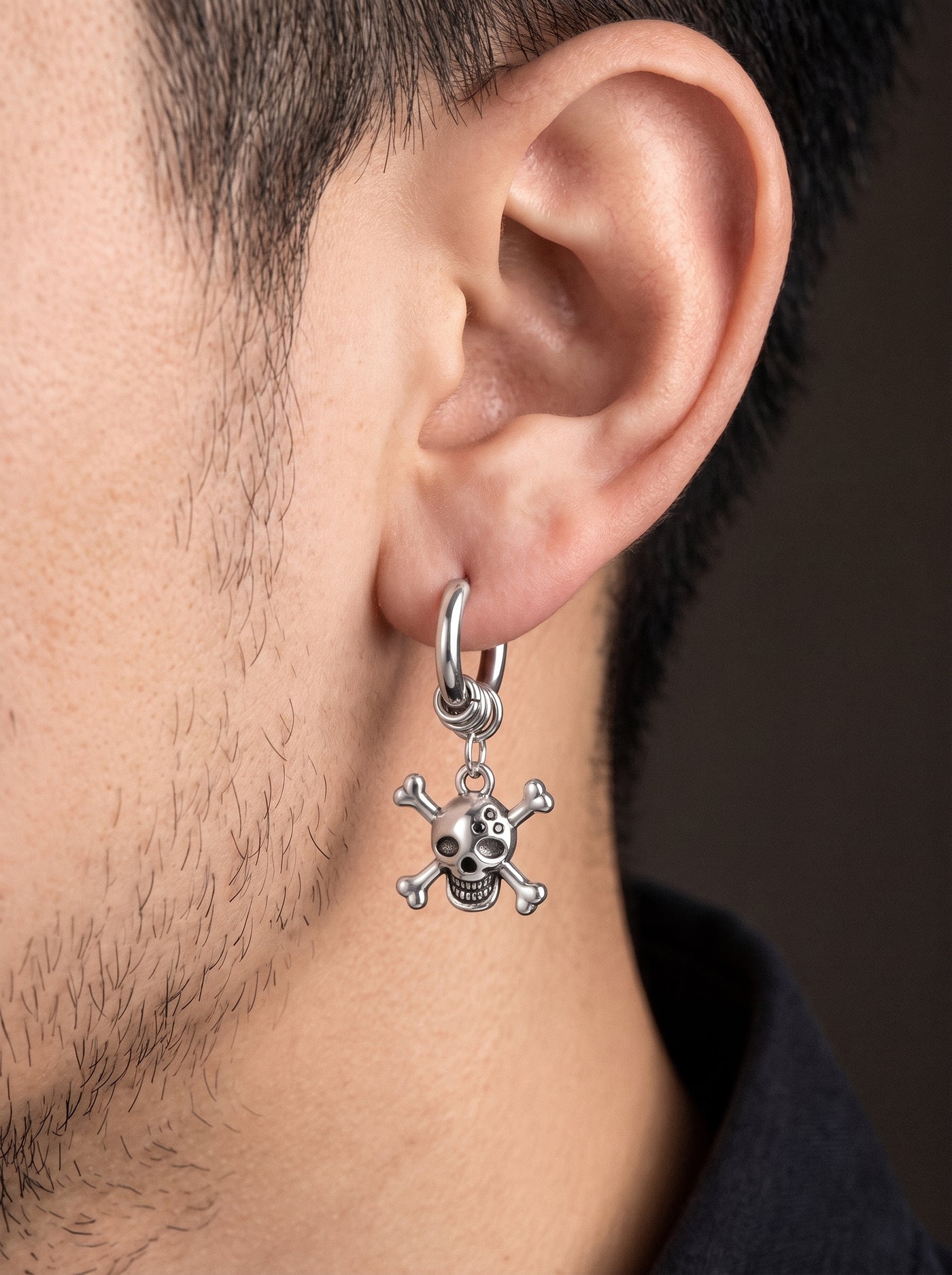 Boucle d'Oreille Homme ROCK