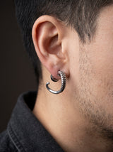 Boucle d'Oreille Homme TENTACULE (Paire) portee lifestyle Stag