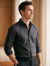 Boucle d'Oreille Homme TRÈFLE (Paire) portée, plan large