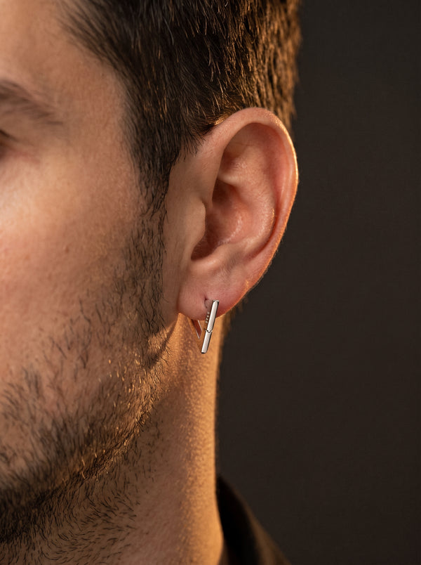 Boucle d’Oreille Homme TRIANGLE (Paire)