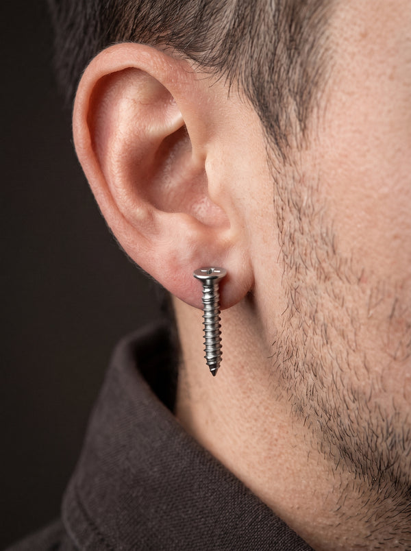Boucle d’Oreille Homme VIS (Paire)
