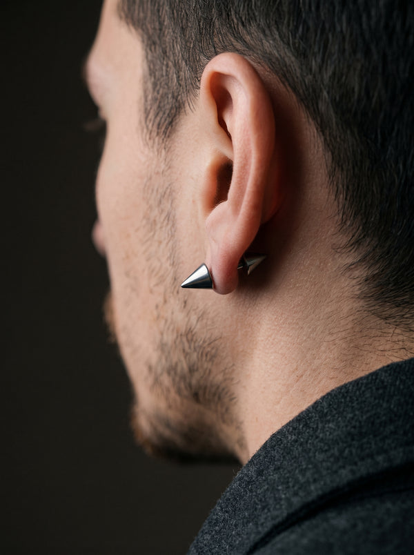 Boucle d’Oreille Homme POINTE (Paire)