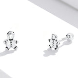 Boucle d’Oreille Bonhomme PAIN D’ÉPICE (Paire)