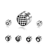 Boucle d'oreille homme a aimant