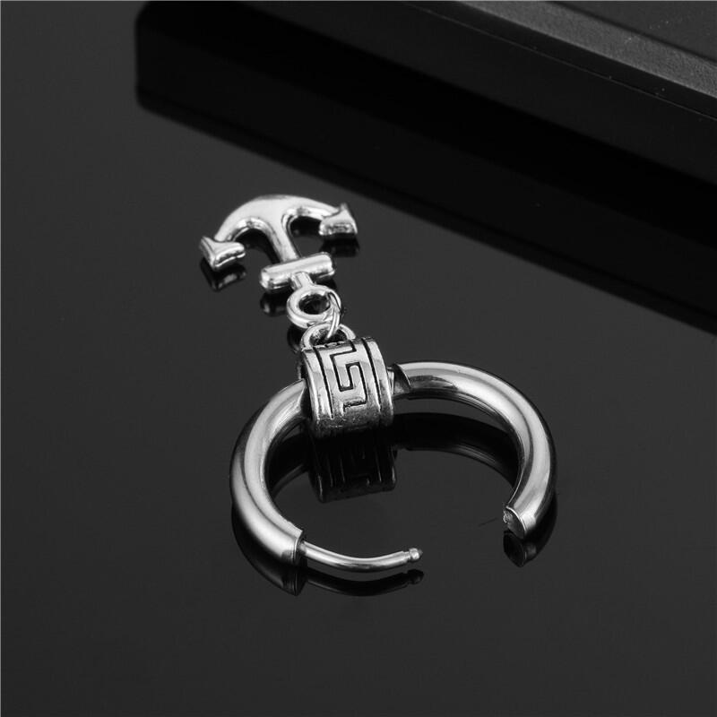 Boucle d'Oreille Homme ANCRE (Paire)